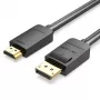 Vention DP-auf-HDMI-Kabel 1,5 m Schwarz DisplayPort HDMI 1,5 m