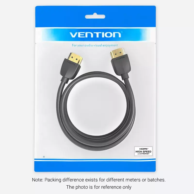 Vention Tragbares HDMI-Kabel 0,5 m Schwarz HDMI 2.0 18 Gbit/s