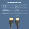 Vention Tragbares HDMI-Kabel 1M Schwarz 2.0 18 Gbit/s