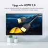 Vention Tragbares HDMI-Kabel 3M Schwarz HDMI 2.0 18 Gbit/s