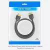 Vention Tragbares HDMI-Kabel 3M Schwarz HDMI 2.0 18 Gbit/s