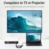 Vention Flach HDMI-auf-VGA-Konverter 0,15 m Schwarz VGA D-Sub HDMI Typ A