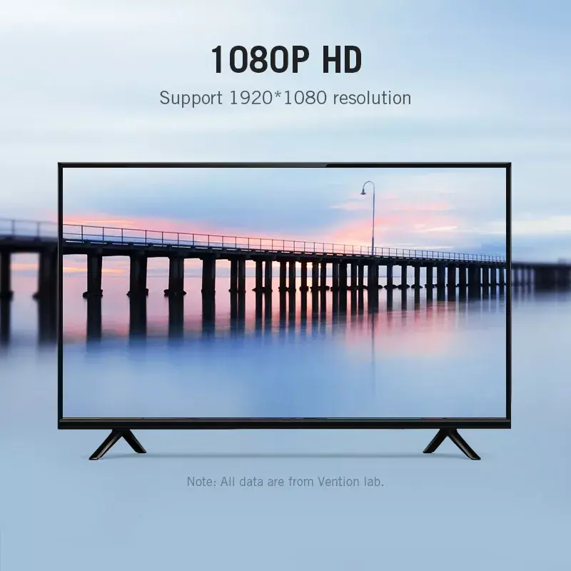 Vention AIDB0 HDMI-auf-VGA-Konverter, 3,5-mm-Audioanschluss