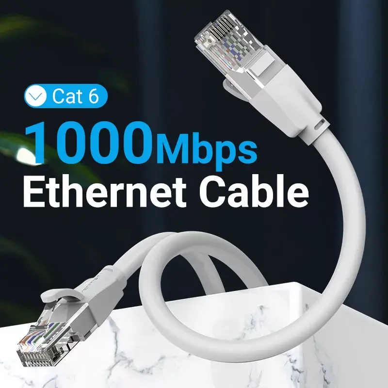 Netzwerkkabel Vention Cat.6 UTP Patchkabel RJ-45 0,5m Grau
