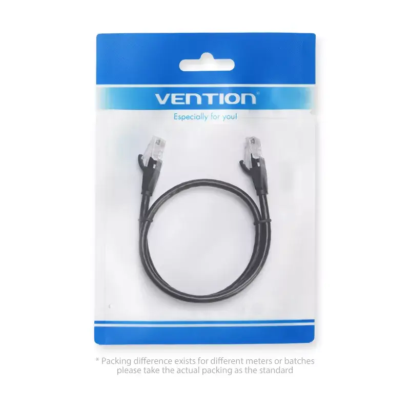 Vention IBEBQ Cat.6 UTP Patchkabel, 20 m, schwarz