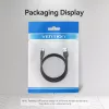 Vention USB 2.0 A Male to C Male 3A Kabel 0.5M Schwarz