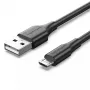 Vention USB 2.0 A Stecker auf Micro-B Stecker 2A Kabel 1,5 m Schwarz