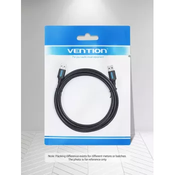 Vention CONBD USB-3.0-Kabel, USB-A-Stecker auf USB-A-Stecker, 0,5 m, PVC, schwarz