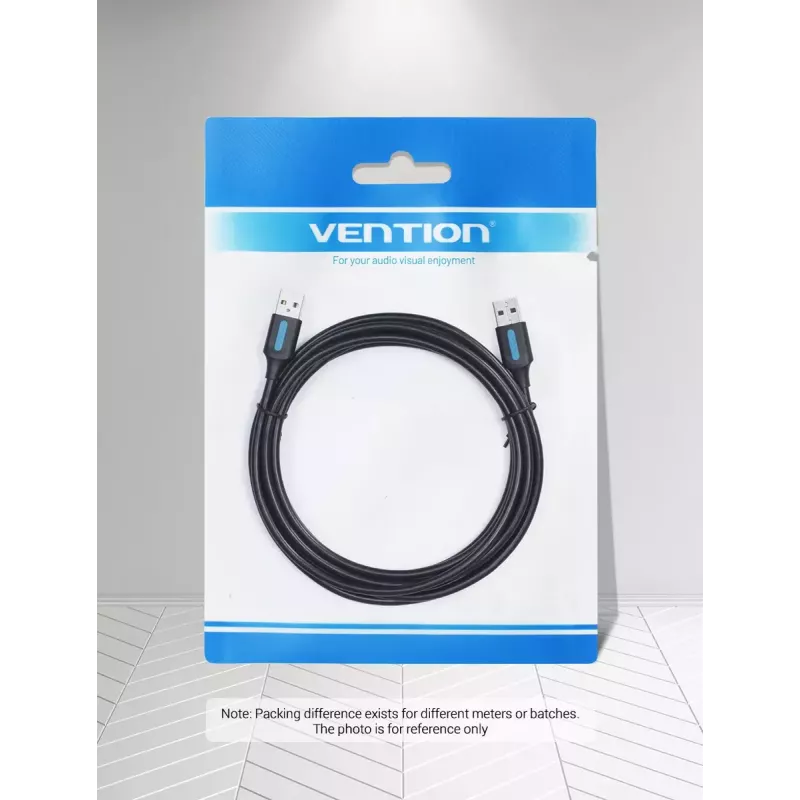 Vention CONBD USB-3.0-Kabel, USB-A-Stecker auf USB-A-Stecker, 0,5 m, PVC, schwarz