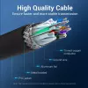 Vention CONBD USB-3.0-Kabel, USB-A-Stecker auf USB-A-Stecker, 0,5 m, PVC, schwarz