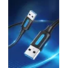 Vention CONBD USB-3.0-Kabel, USB-A-Stecker auf USB-A-Stecker, 0,5 m, PVC, schwarz