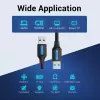 Vention CONBD USB-3.0-Kabel, USB-A-Stecker auf USB-A-Stecker, 0,5 m, PVC, schwarz