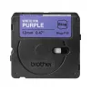 Labelband Brother BTAG-F31 Schwarz auf Lila 1,2 cm 4 m