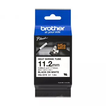 Druckerband Brother HSE-231E Schwarz