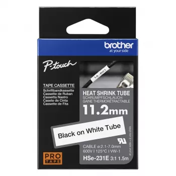Druckerband Brother HSE-231E Schwarz