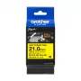 Brother HSe-251E Schrumpfschlauch-Kassette, 21 mm, Schwarz auf Weiß