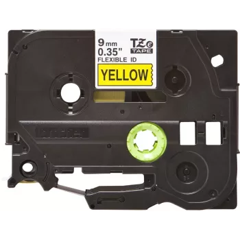 Brother TZE-FX621 Beschriftungsband Schwarz auf Gelb