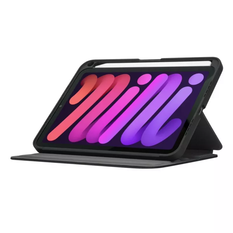 Targus Click-In THZ912GL Flip-Hülle für Apple iPad mini (6. Generation), 8,3 Zoll (21,1 cm), Schwarz