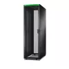APC Easy Rack, 42U, Schwarz, mit Dach, Rollen, Füßen, 4 Halterungen und Seitenwänden, ohne Boden, 1991H x 600B x 1000T mm