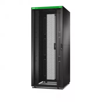 APC Easy Rack, 42U, Schwarz, mit Dach, Rollen, Füßen, 4 Halterungen und Seitenwänden, ohne Boden, 1991H x 800W x 1000D mm