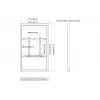Multibrackets M Pro Series Gehäuse 55 Zoll Wand Mittel Schwarz Stahl Querformat/Hochformat