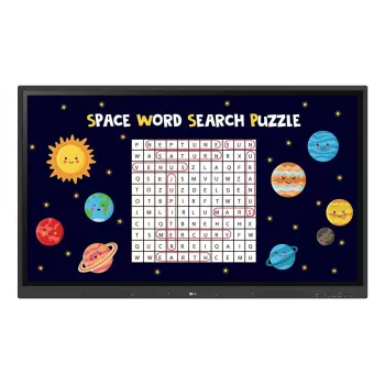 LG CreateBoard interaktives Whiteboard 165,1 cm (65 Zoll) 3840 x 2160 Pixel Touchscreen Schwarz USB / RF Wireless