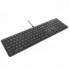 Targus EcoSmart AKB874NO kabelgebundene Tastatur in voller Größe, USB, QWERTY Nordisch, antimikrobiell, Schwarz