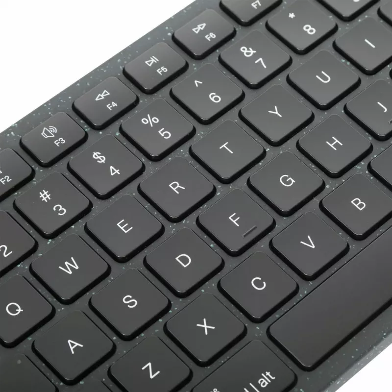 Targus EcoSmart AKB874NO kabelgebundene Tastatur in voller Größe, USB, QWERTY Nordisch, antimikrobiell, Schwarz