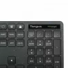 Targus EcoSmart AKB874NO kabelgebundene Tastatur in voller Größe, USB, QWERTY Nordisch, antimikrobiell, Schwarz