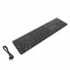 Targus EcoSmart AKB874NO kabelgebundene Tastatur in voller Größe, USB, QWERTY Nordisch, antimikrobiell, Schwarz