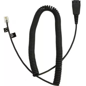Telefonkabel Jabra 8800-01-06 QD Standard 0,5 m Schwarz