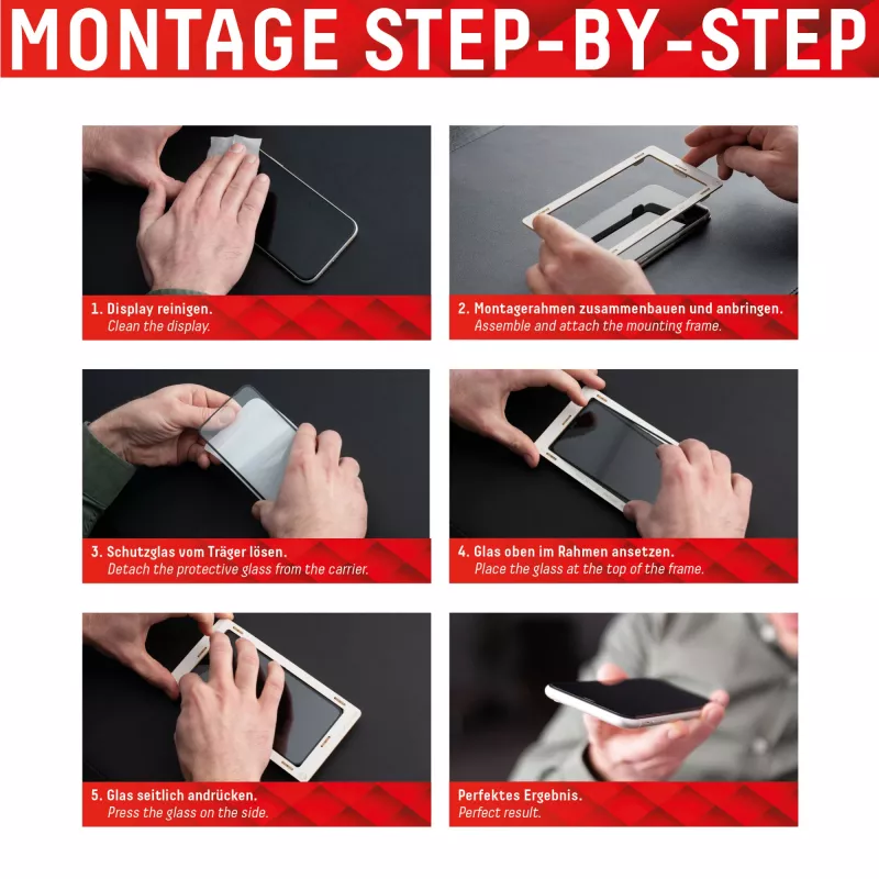 Displex Displayschutzglas Apple iPhone 6/7/8/SE (2020/2022)