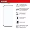 Displex Premium Displayschutzfolie (Full Cover, 10H) für Apple iPhone 16, Eco Montagerahmen, Full Cover