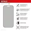 Displex Sichtschutz-Displayschutzfolie (10H) für Apple iPhone 16 Pro, Eco-Montagerahmen, Sichtschutzfilter