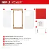Displex Displayschutz + Hülle für Apple iPhone 16 Pro, Eco Montagerahmen, kratzfest
