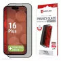Displex Privacy Screen Protector (10H) für Apple iPhone 16 Plus, Eco Montagerahmen, Blickschutzfilter