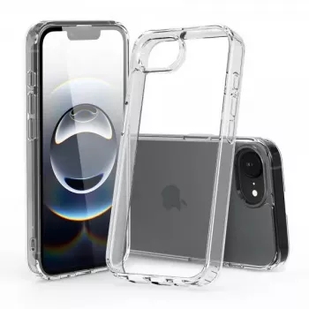 Nevox StyleShell SHOCKFlex 2496 Hülle für iPhone 16e / SE 2025, 15,5 cm (6,1 Zoll), Transparent