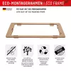 Displex Displayschutzfolie + Hülle für Samsung Galaxy A55 5G, Eco-Montagerahmen, kratzfest