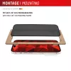 Displex Privacy Screen Protector (10H) für Samsung Galaxy S25 Edge, Eco Montagerahmen, Blickschutzfilter
