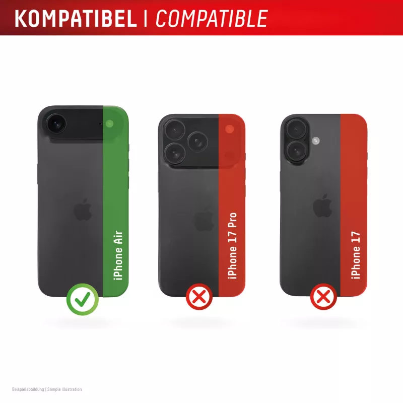 Displex Full Cover Kamera-Linsen-Glas iPhone Air, 10H, vollständiger Kameraschutz, Quick Mount, 2 Stück
