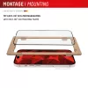 Displex Premium Schutzfolie (Vollabdeckung, 10H) für Apple iPhone Air, Eco Montagerahmen, Vollabdeckung
