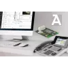 AGFEO ST 56 SENSORfon Systemtelefon, silber