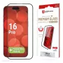 Displex Premium Anti-Reflex Screen Protector (anti-reflektive Vollabdeckung, 10H) für Apple iPhone 16 Pro, Eco-Montagerahmen, Vollabdeckung
