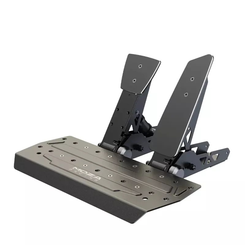 Moza Racing SR-P Pedal (Gas + Bremse), Pedale, PC, Druck + Winkel, 100 kg, Einstellbar, Einstellbar