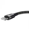 Baseus Cafule CALKLF-AG1 USB-A-auf-Lightning-Kabel, 2,4 A, 0,5 m, Schwarz/Grau