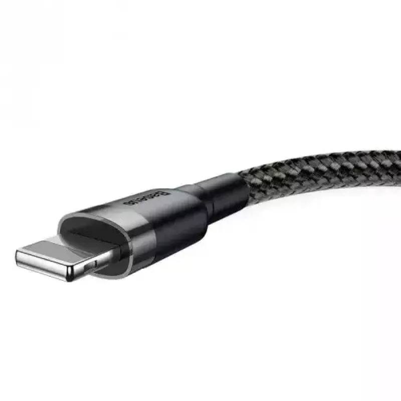 Baseus Cafule CALKLF-AG1 USB-A-auf-Lightning-Kabel, 2,4 A, 0,5 m, Schwarz/Grau