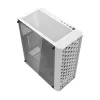 Darkflash DK351 Computergehäuse, weiß, mit 4 RGB-Lüftern