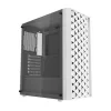 Darkflash DK351 Computergehäuse, weiß, mit 4 RGB-Lüftern