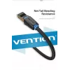 Ethernet-Patchkabel Vention Cat.8 S/FTP 1 m Schwarz RJ-45 Goldbeschichtet