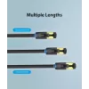 Netzwerk-Patchkabel Vention Cat.8 S/FTP RJ-45 zu RJ-45 5 m Schwarz